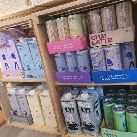 Oat milk and oat drinks range - minor figure, oatly, tree of life | The Cleaning Cabinet 